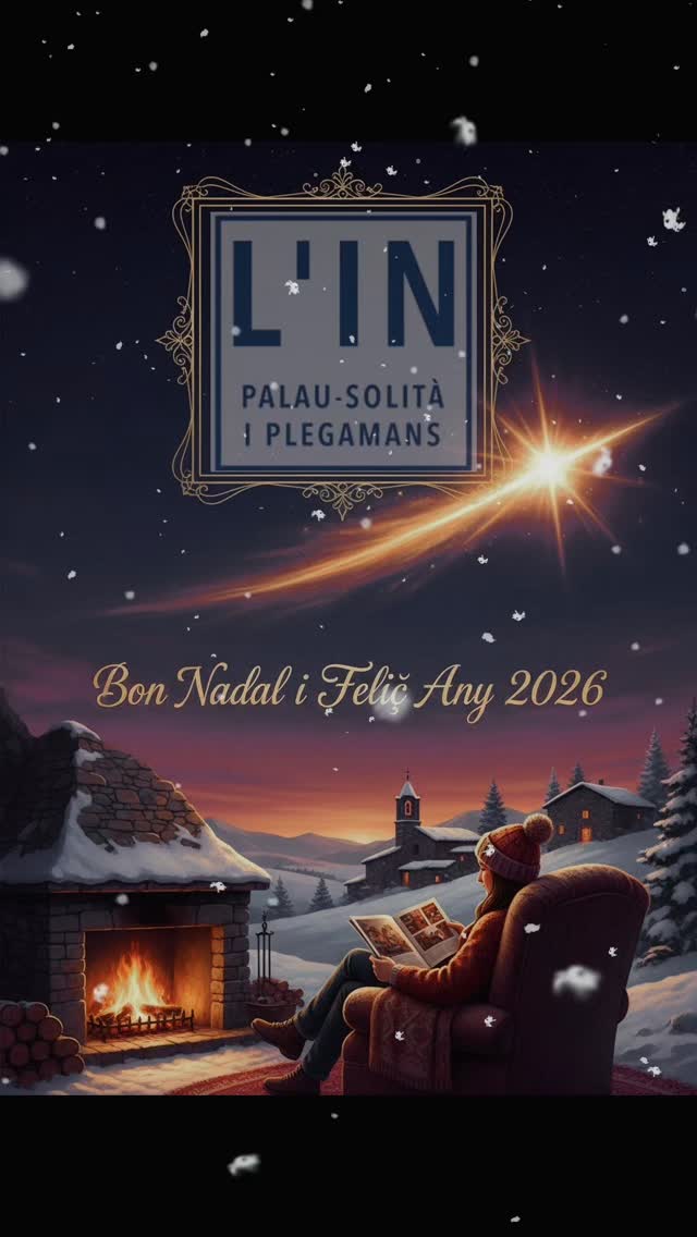 L'Informatiu us desitja molt bones festes. Que acabeu de passar el 2025 amb salut i família i que el 2026 us vingui carregat d'alegria i bones notícies.
#palausolitaiplegamans #Psip