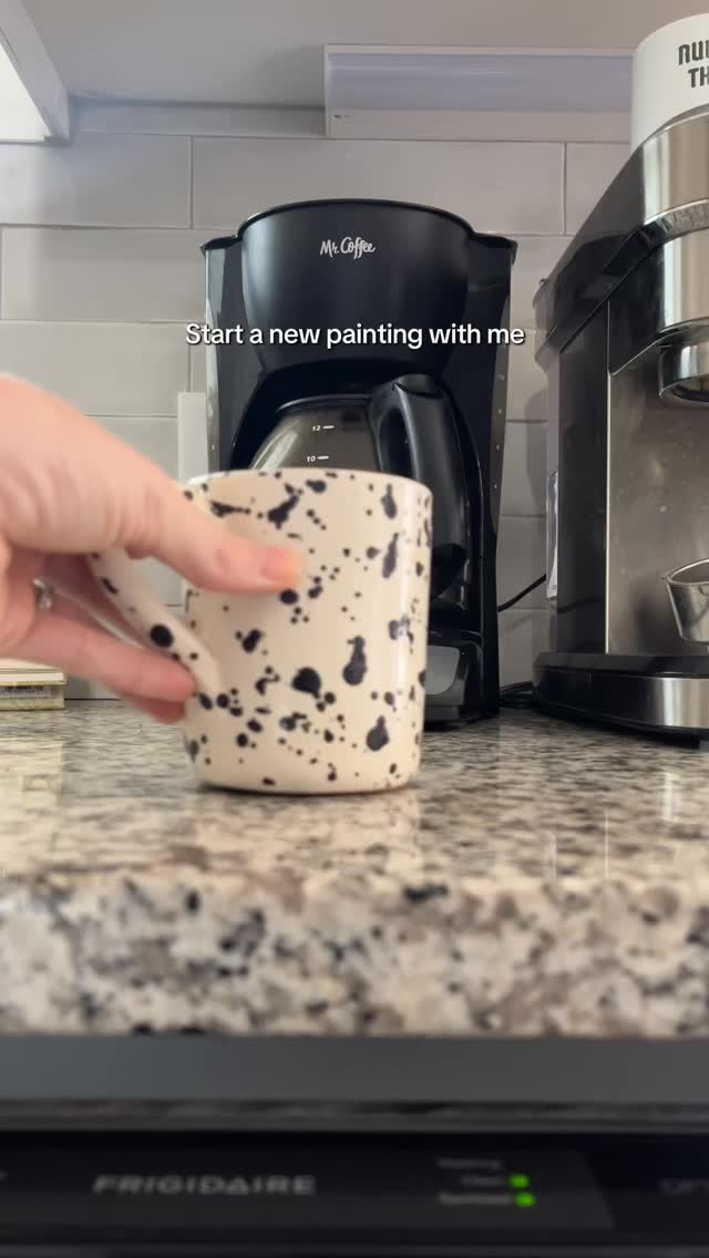 Starting a new painting! 🎨 I start with setting up my space ☕️ coffee, snacks, candle, music 🎧 then pull up some reference images and work out a rough sketch of my idea. 🐎 After transfering my sketch to canvas, I start taping off and filling in the first layers of my background. 🟦⬜️🟡🔴
I prefer painting with natural light, so with fewer hours of sun, I’ve been painting in front of my deck windows a lot. ☀️It’s so peaceful to paint with a view of the woods and watch the sunset change the sky at the end of the work day. 😊