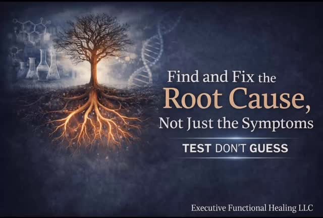 Symptoms are signals, not the enemy.
Root-cause healing begins with clarity, not guessing.
What symptom do you feel is trying to tell you something?
#RootCauseHealing #TestDontGuess #FunctionalMedicine #ExecutiveFunctionalHealing