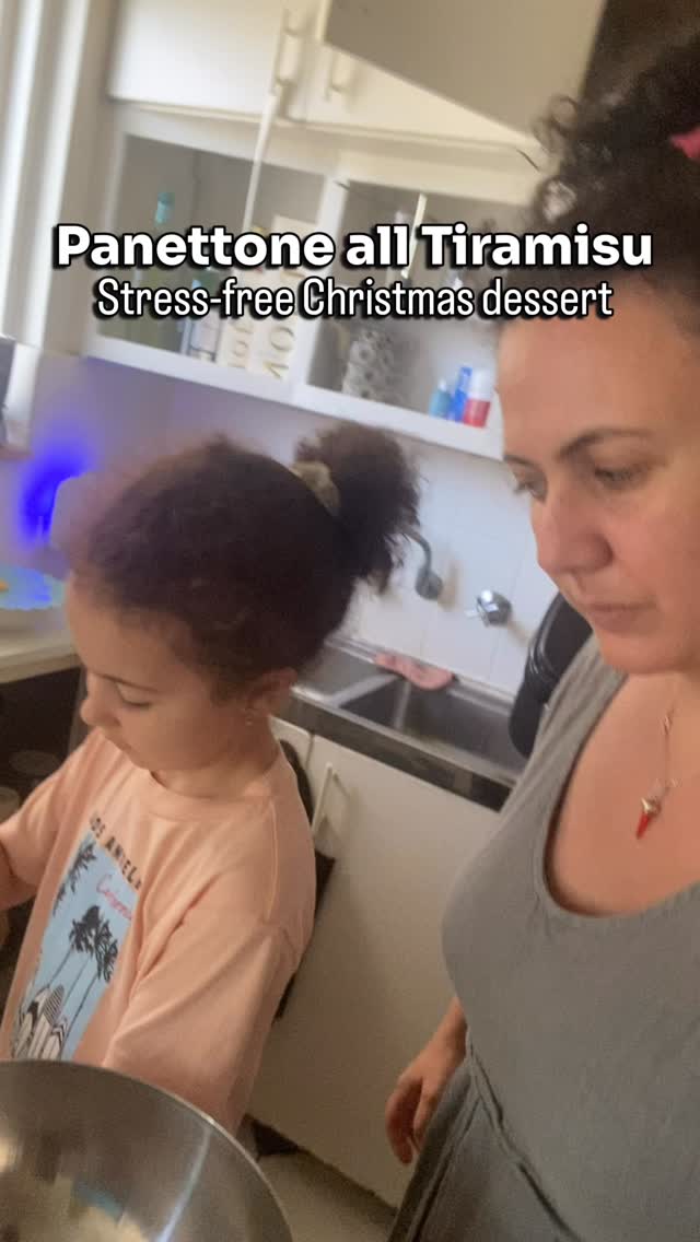 This year I wanted to make a traditional Christmas dessert,
but with a little twist and without the stress 🤍
So we turned panettone into a tiramisu-style dessert,
using just 7 simple ingredients, no baking, and made it together as a fun little Christmas moment 🥹🎄
It’s easy, delicious, and perfect if you’re hosting and don’t want another thing to overthink.
Ingredients:
• Panettone
• Mascarpone
• Cream
• Coffee (or chocolate milk for kids)
• Cocoa
• Sugar
• Vanilla essence
Comment “TIRAMISU” if you want the full recipe ✨
#christmasdessert #tiramissu #panettone