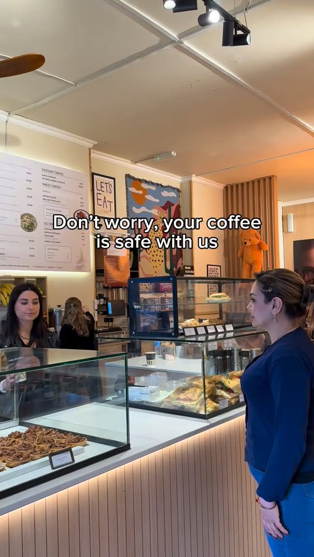 Your coffee is safe with us 😉
#coffee #london #coffeeshop