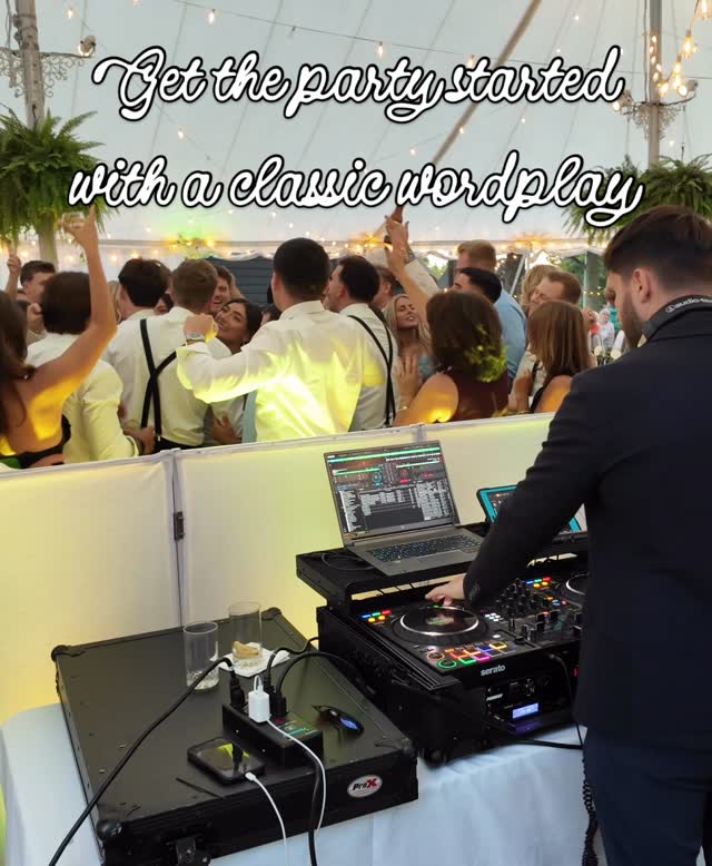 This is one of my go to wordplay mixes to do when I open a dance floor! Use the word “you” from dancing queen into “you can tell” from Stayin Alive. It’s just a groovy mix and gets people moving! Go ahead and use this mix for your next event and watch how the crowd reacts! We are all for epic dance floor mixes!
#weddingdj #connecticutwedding #ctweddingsandevents #weddingvibe