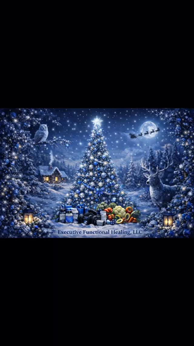 Merry Christmas from Executive Functional Healing, LLC 🎄
Health is not about extremes. It’s built through nourishment, strength, recovery, and consistency. This season is an invitation to slow down, reconnect, and honor your body.
Wishing you peace, clarity, and a grounded start to the new year.
#ExecutiveFunctionalHealing
#MerryChristmas
#FunctionalHealing
#RootCauseMedicine
#HolisticHealth