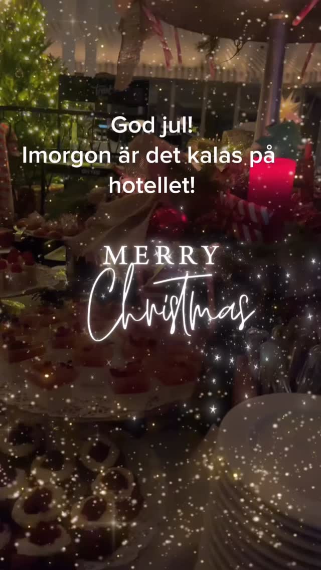 Vi önskar er allt gott! 🎄 Kom förbi imorgon så firar vi. Vi har stor fest på hotellet! 🏨 🎅🏻🥂 #godjul #vaxholm #christmasparty