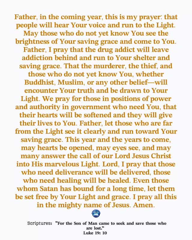 December #prayer 🙏 and #declaration 🙏🙌❤️