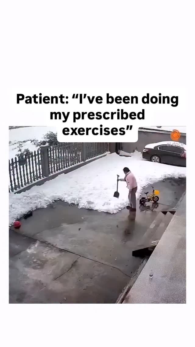 When rehab was going well #physio #physiotherapy #oxfordshire #rehab