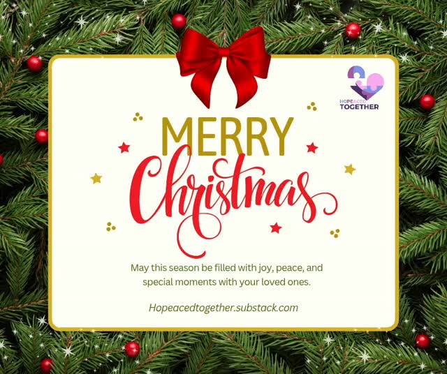 I hope everyone has a safe, enjoyable holiday!