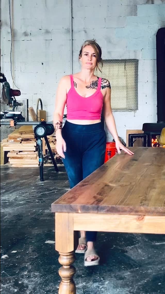 Building Custom Tables & Islands is hard work…Saw & Dust Woodworks, LLc - Maryville, TN #customtable #customwoodwork #knoxvilletn #knoxvillefurniture #knoxvillesmallbusiness