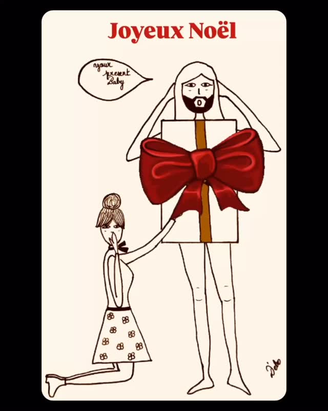 🎄 Joyeux Noël 🎄
Mon beau cadeau est arrivé emballé.
🎁
#joyeuxnoel #culturefrançaise #illustrationfrançaise #dessindhumour #noël