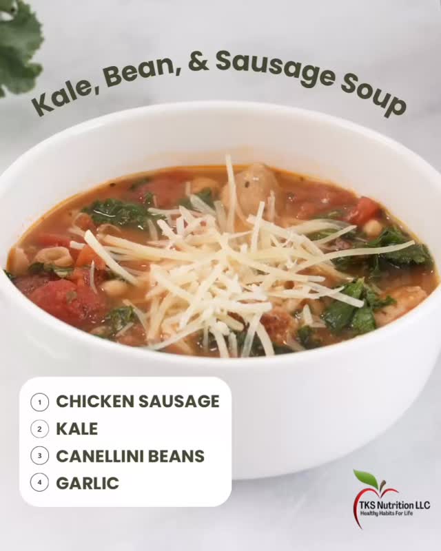 🥣 After the holiday hustle… your body wants something simple and nourishing.
If you’re craving a cozy, filling dinner that doesn’t require a full kitchen reset, this Slow Cooker Kale, Sausage & Bean Stew is it.
Just set it, forget it, and come back to a deeply satisfying meal that feels grounding—not heavy.
💚 Kale adds fiber, iron, and key nutrients to help support energy after indulgent days.
🍗 Chicken sausage brings lean protein and rich, savory flavor.
🫘 Cannellini beans add natural creaminess and help keep you full and satisfied.
🥄 Perfect for post-holiday meal prep or an easy Friday night dinner when you want comfort without overthinking it.
✅ Pro tip: This stew tastes even better the next day—hello leftovers that actually excite you.
Ingredients
24 oz chicken sausage, sliced
3 garlic cloves, minced
4 cup kale, spines removed and chopped
2 tsp olive oil
24 oz diced tomatoes, canned, not drained
3 cup cannellini beans, canned, drained and rinsed
1 tsp basil dried
1 tsp oregano
3 cup chicken stock, low-sodium
2 bay leaves
Directions
Prep
1. Slice chicken sausage on the diagonal.
2. Mince garlic cloves.
3. Remove kale spines and chop leaves.
4. Rinse and drain beans.
Make
1. Preheat a skillet and add sausage slices, frying until browned on all sides.
2. Add sausage, beans, tomatoes with juice, garlic, herbs, broth, and bay leaves to your slow cooker. Stir to combine.
3. Cover and set the slow cooker for 3 hours on high or 5 hours on low.
4. Add chopped kale and stir to combine. Let the stew sit covered until the kale wilts.
5. Top with parmesan, nutritional yeast, or shredded vegan cheese if desired.
📽 Save this for next week and tag someone who’s ready for simple, nourishing meals again.
#slowcookerdinner #soupseason #EasyWeeknightDinner
#HealthyHabitsForLife
#tksnutritionllc