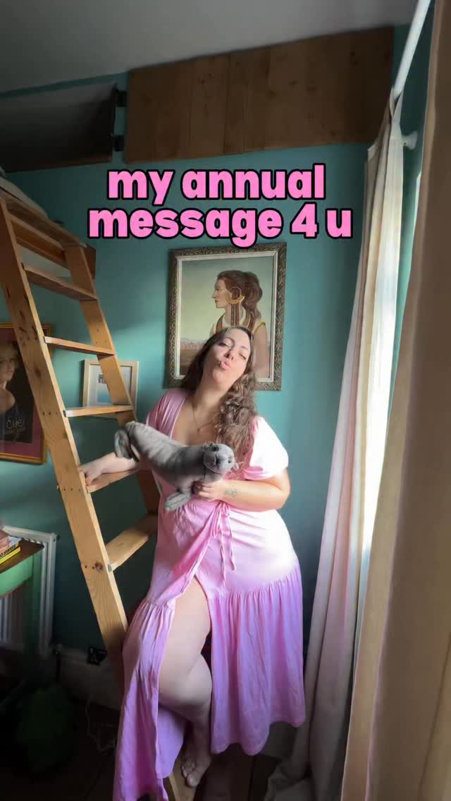 This is my annual Xmas message of 2025.
2025 has been….an interesting one!
Not every year is meant to be fast. So don’t feel bad if you feel it should have been.
This one was defo about shedding some skins for me, plus slowing right down, letting go & forever unlearning the idea that rest means failure. I’ve defo felt “behind” at times (being a workaholic is engrained in me), but comparing our lives to others is a fruitless endeavour! I know that. And actually a soul sapper! (I imagine like stranger things!) Moving to the cottage in the middle of almost nowhere was harder than I thought it’d be. Health issues, friendships ending, lack of heating, some growing pains. But behind the pauses & hard bits - there’s been beauty too! And lots I’m incredibly grateful for. And staying true to who I am through it all.
As we slowly creep towards 2026 (maybe it’s fiery horse 🐴🔥energy), remember: we don’t have to be gogogo power boom! Totally celebrating ya if that’s you! But if life has been feeling more like the snail and continues with that energy. The snail is pretty awesome too. Magical, glittery, slow. 🐌
What’s your year been? More snake, snail, ready to fiery horse it up or something else?
Sending love, however this year has been for you 🧡
Hugs
Alis xxxxx
#yearofthesnake #yearofthehorse