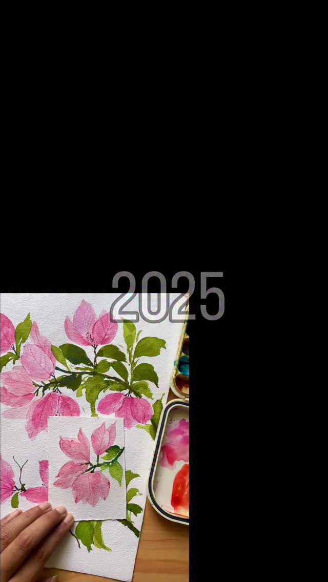 2025 was a year of showing up. quietly, consistently, honestly.
I created a lot of art, traveled, taught, experimented, made mistakes, and learned deeply along the way.
After two years, hosting an in-person workshop again reminded me why I chose this path in the first place connection, process, and presence.
I tried unusual ways of painting, created content even when it felt uncomfortable, and trusted growth to come slowly.
Grateful for every lesson, every conversation, every brushstroke.
Carrying all of this forward grounded, hopeful, and ready to grow in 2026.
#ArtistLife
#CreativeJourney
#ArtRecap2025
#WatercolorArtist
#SlowLivingCreative
