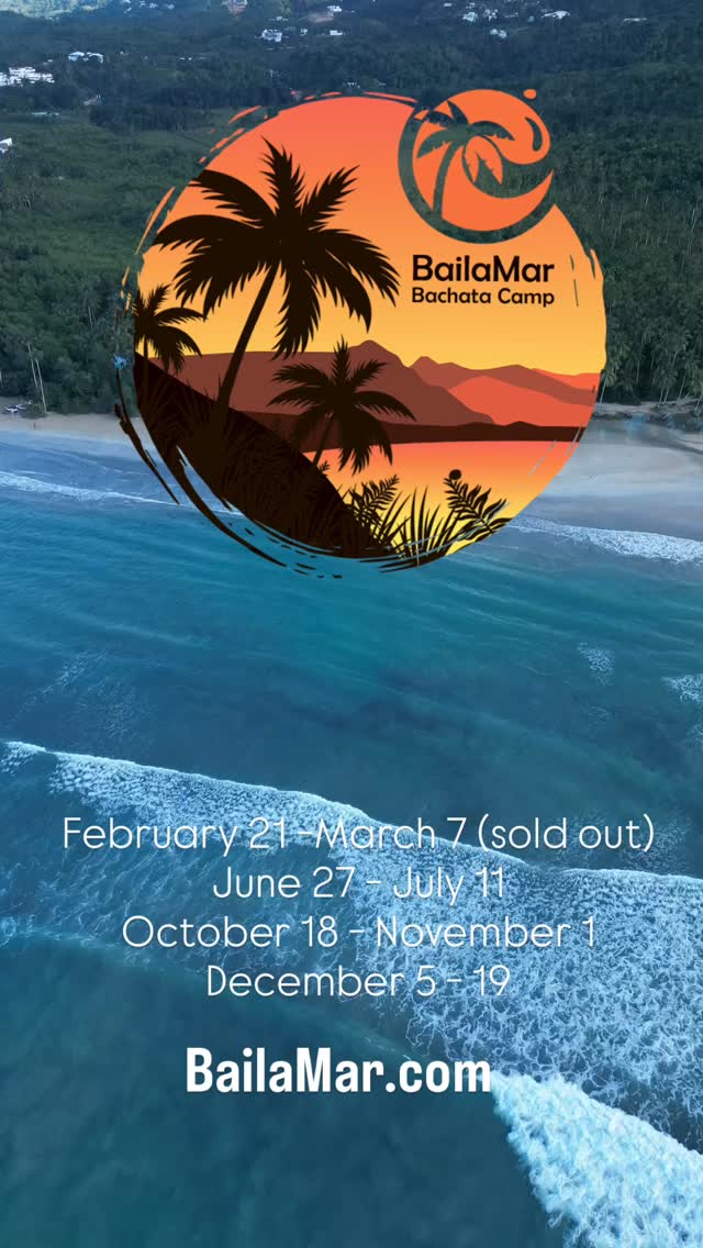 🇩🇴 Plan your big bachata adventures in the Dominican Republic this year! 🏝️
Education focused immersive bachata tours to the motherland of bachata!
BailaMar dates in 2026
🐳 February 21 - March 7 (Sold out)
☀️ June 27 - July 11
⛰️ October 18 - November 1
🎄 December 5 - 19
Details and registration on BailaMar.com
#dominicanbachata #bachata #bachatadominicana #dancetour #bailamar #bachataholidays #bachatatradicional