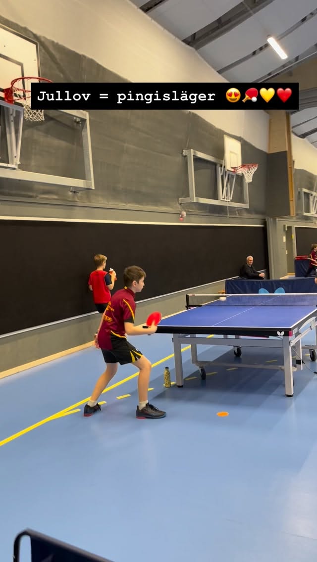Dag 1: Pingisläger - nu kör vi! 💛❤️🏓⭐️
