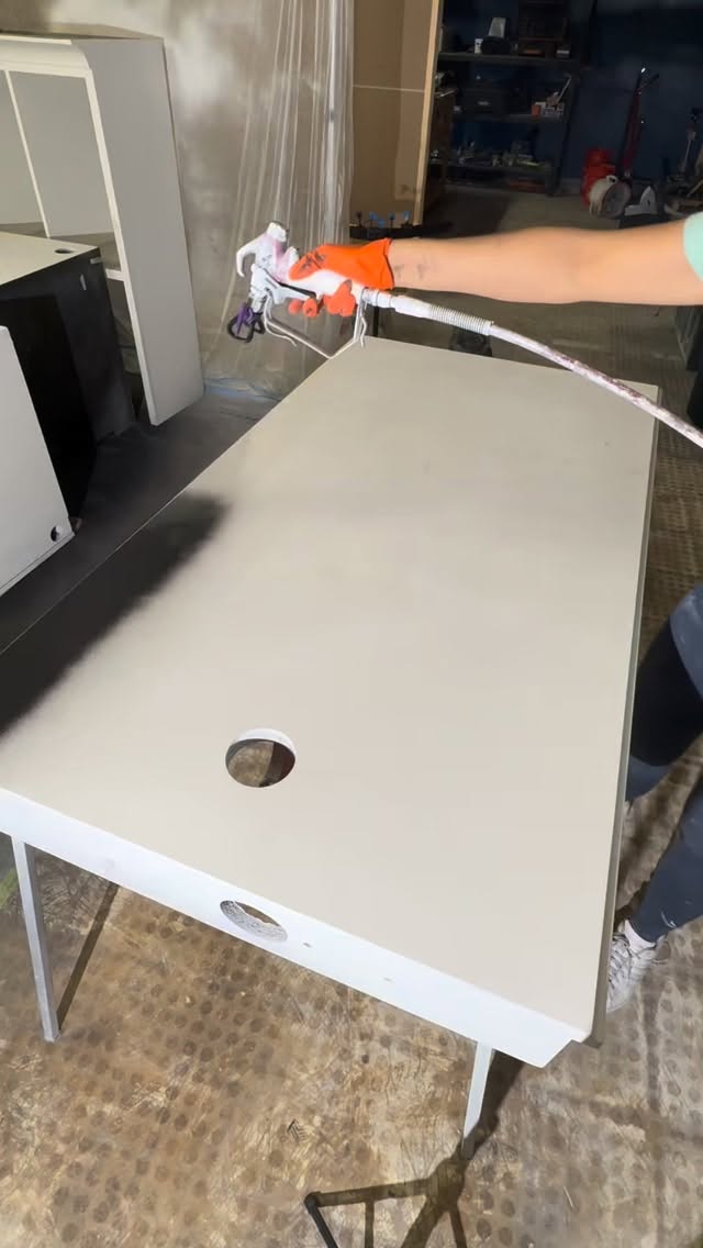 Behind every beautiful finish is a detailed process.
No shortcuts. No rushed jobs. Just careful prep and professional painting that lasts.#FurniturePainting #PaintingProcess #BehindTheScenes
#HandPainted #FurnitureRefinishing