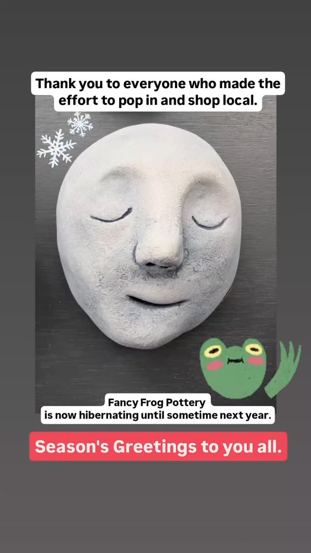 Time to enjoy some quiet downtime. The pop up shop will reopen sometime in 2026 after a period of making to restock the shelves. Folow me for updates.
#wintering #handmadepottery #potteryscarboroughuk #scarboroughuk #potteryshop