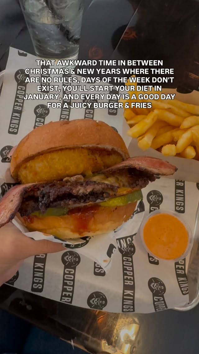 Tbh it's the best week of the year.
📍Copper Kings Burgers | North County, San Diego
.
.
.
.
.
.
#CopperKingsBurgers #BestBurgers #GourmetBurgers #JuicyBurgers #BurgerLovers #FoodieFinds #BurgerHeaven #HandcraftedBurgers #FoodiesOfInstagram #BurgerTime #GrillMasters #CheesyGoodness #TastyBurgers #BurgerAddict #EatLocal #Foodstagram #BurgerPerfection #MouthwateringEats #SmashBurgers #SanDiego #SandiegoEats #SDMagazine #bestof2025 #bestofsandiego #dontstopmenow #bestburger #bestrestaurant