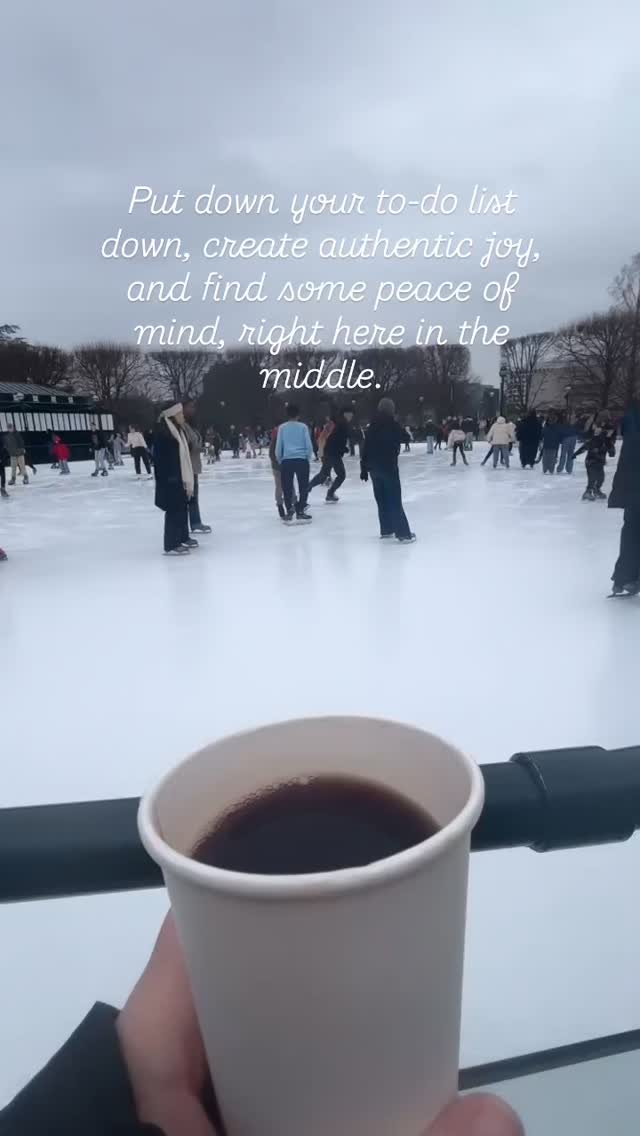 This space between Christmas and New Year’s hits different. It’s the middle, a rest, a break sandwiched between the end of a hectic year and the anticipation of a new one.
The kids are home, work is quieter, the pressure eases up for a moment. There are no school schedules, fewer emails, no need to have everything figured out.
It’s a pause we rarely get.
A breath between the chaos of jobs, relationships, responsibilities, and the constant pull to be everything for everyone.
In the middle, nothing needs fixing. Nothing needs deciding. In fact, peace helps us protect, plan and prioritize what’s coming next.
The best part? Peace exists, even if it’s hard to see, in the middle.
In the middle of unfinished to-do lists, half-answered emails, laundry that never ends, and conversations that still need courage.
My wish for you is that you put your to do-list down, create authentic joy, and find some peace of mind, right here in the middle.
✨💫🧡
#happynewyears #peaceofmind #themiddle