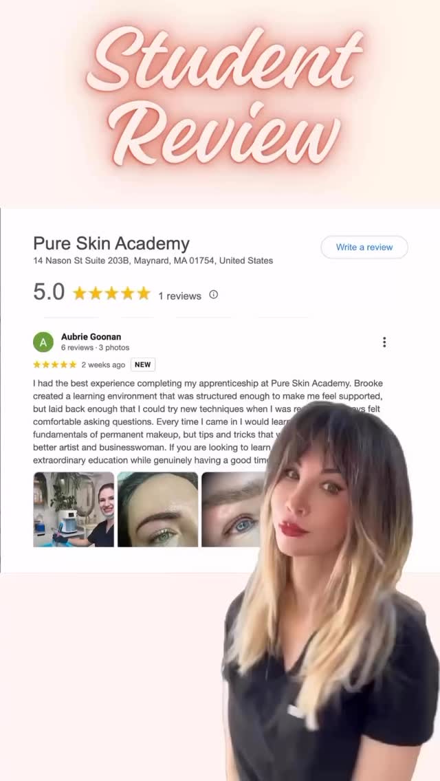 âšPure Skin Apprentice Program Spotlightâš
Meet a Pure Skin Academy apprentice graduate who trained hands-on, earned licensure, and stepped into real client work with confidence.
Why artists choose the Pure Skin Apprentice Program
⢠Licensed pathway in MA (town-by-town compliant)
⢠Hands-on mentorship with direct instructor support
⢠Real models. Real procedures. Supervised clinics
⢠Cosmetic + paramedical focus options
⢠Business, safety, and skin science built in
⢠Flexible pacing for working adults
⢠Supplies included. No guesswork
Want details?
Book a no-pressure info session.
Straight answers on licensing, hours, costs, and fit.
Link in bio.
#PermanentMakeupApprentice #PMUApprenticeship #PMUTraining #MassachusettsPMU #BostonPMU