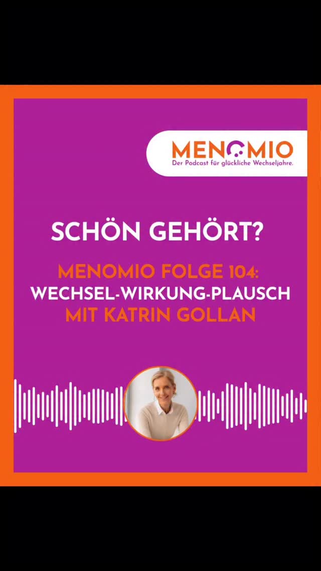 ✨Wer braucht eine extra Portion Mut? @katrin_gollan erzählt dir ihre Mut-Mach-Geschichte!
Veränderung
ist die einzige Konstante in unserem Leben.
Nicht immer freiwillig.
Nicht immer leicht.
Und oft mitten in den Wechseljahren.
Katrin musste sich verändern,
um in ihr neues Leben zu finden.
Nicht perfekt. Aber mutig. Schritt für Schritt.
Wie ihr das gelungen ist, erzählt sie mir im aktuellen Wechsel-Wirkung-Plausch bei MENOMIO – der Podcast für glückliche Wechseljahre.
Mut kann man nicht kaufen.
Aber man kann ihn vorleben.
✨ Bravo für deinen Weg, liebe Katrin –
und danke, dass du ihn so offen mit uns teilst.
#wechseljahrepositivity
#wechseljahreundveränderung
#womensupportingwomen
