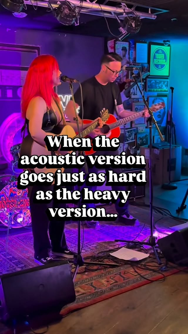 🤘🏻There is a secret acoustic version of Gun & a Crucifix and it goes just as hard as OG || If we hit 10K on our TT by Jan 10th I’ll drop the recording ⚡️