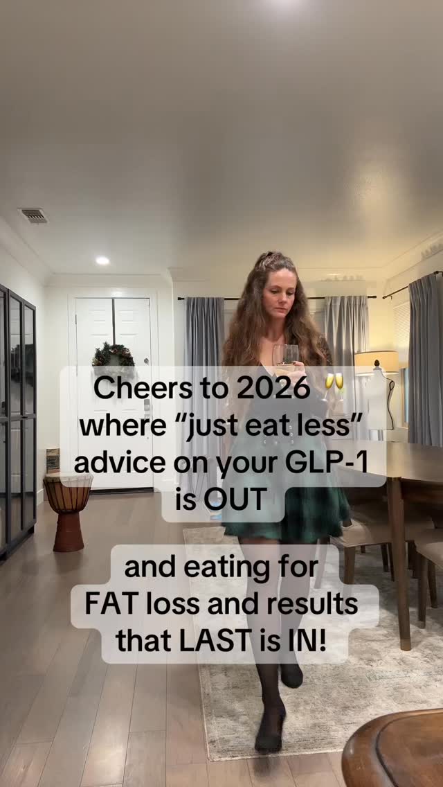 New Year. New Standard.
🚫 No more watching the scale go down but getting weaker and softer instead of leaner.
🚫 No more relying on the 💉 alone then wondering why maintenance feels impossible.
🚫 No more skipping meals and wondering why you’re so tired all the time.
This year, you get strategic with your nutrition. ✅
This year, you’re going to use the medication as a tool, not the instruction manual. ✅
This year, you build results you can actually keep. ✅
If you’re done with repeating the same weight loss cycle over and over again and want to use GLP-1s with intention, this page is for you.
Link in bio for my FREE GLP-1 Starter Guide!
#2026insandouts
#glp1nutrition
#glp1diet
#glp1muscleloss
#glp1food