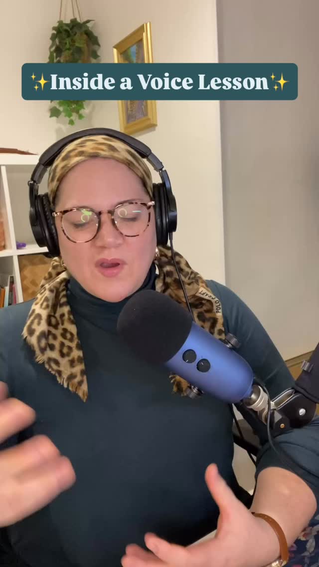 You don’t work on technique so you can disappear behind it.
You work on technique so you can show up more clearly.
And you’re allowed (nay, compelled!) to express yourself *now*, not after you hit some imaginary level. This is what singing is for.
If you’re ready to do this work with intention (and actual guidance), book a lesson through the link in my bio.