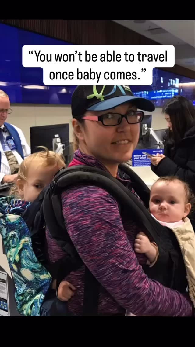 Don’t let nay sayers discourage you from traveling with your babies! It’s one of the best things we did with our kids! Need help planning or just need a momma to bounce ideas & travel advice off of let me know in the comments or DM me. Ask me any travel question you have. #travelfamily #traveladvisor #motherhood #worldschooling #firstflightwith2