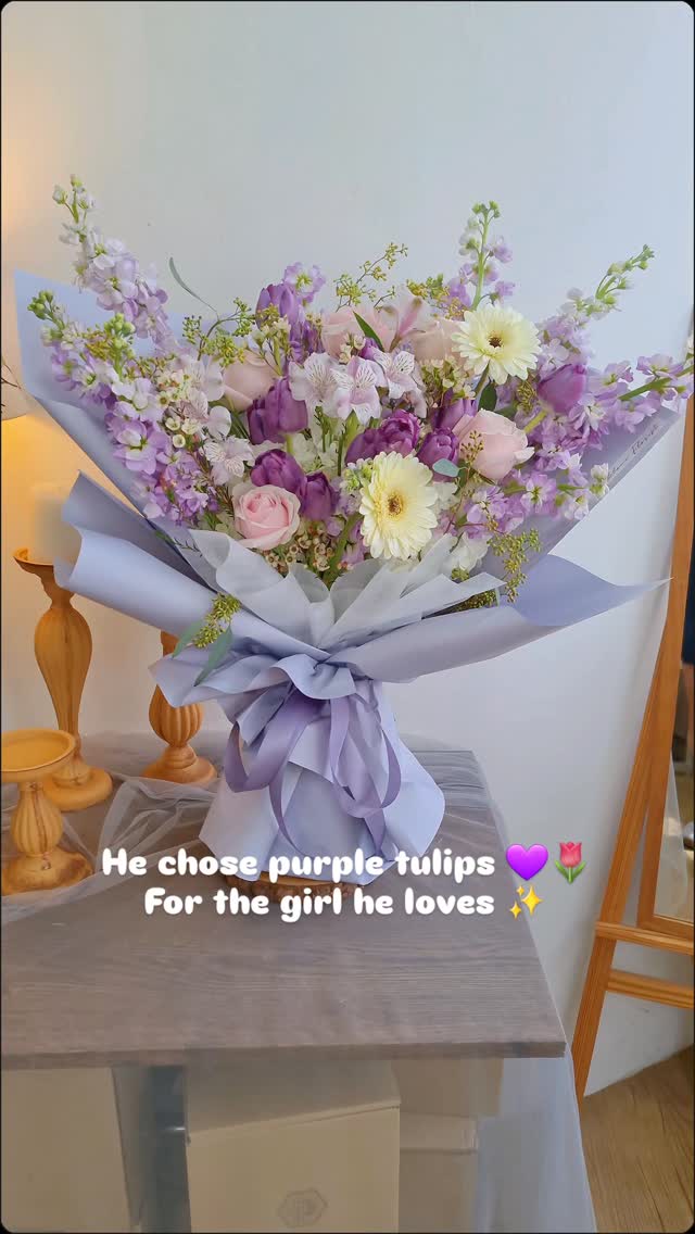 We got you 💜
Let us help you say it with flowers 🌷✨
Dm or wa us at 94232010 to customise your bouquet