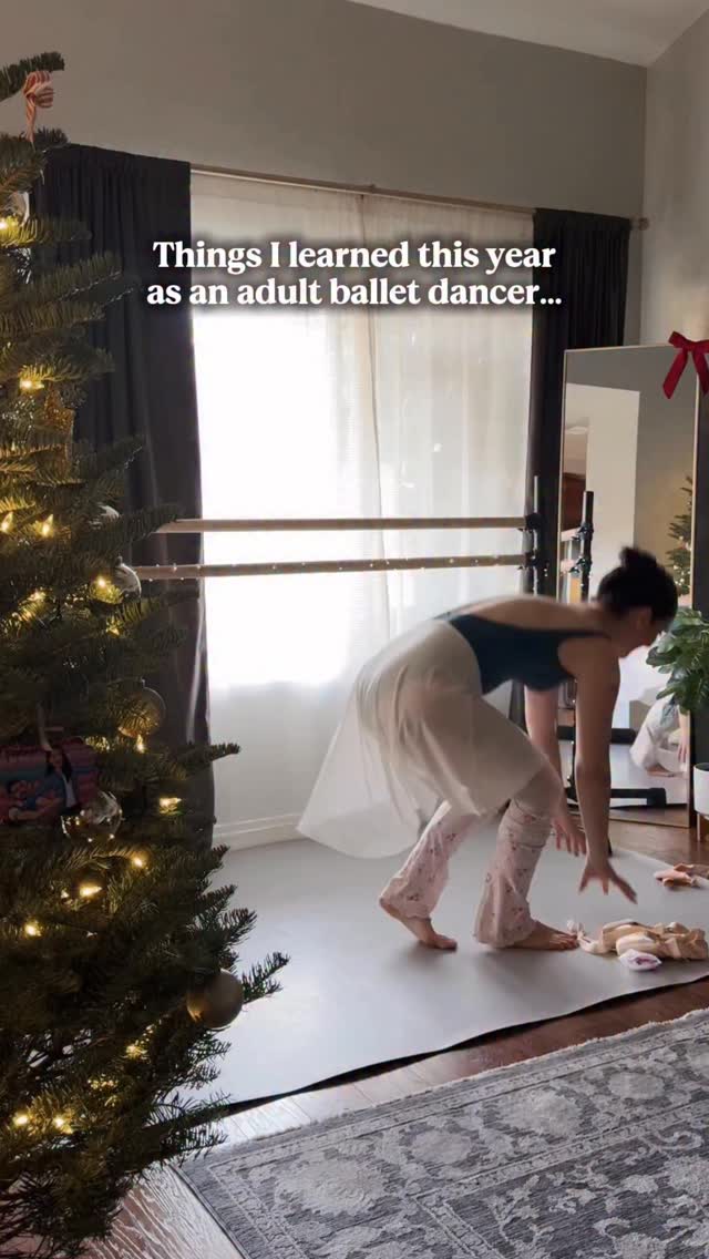 Lessons from 2025, courtesy of ballet… 🩰✨
#ballet #adultballet #ballerina