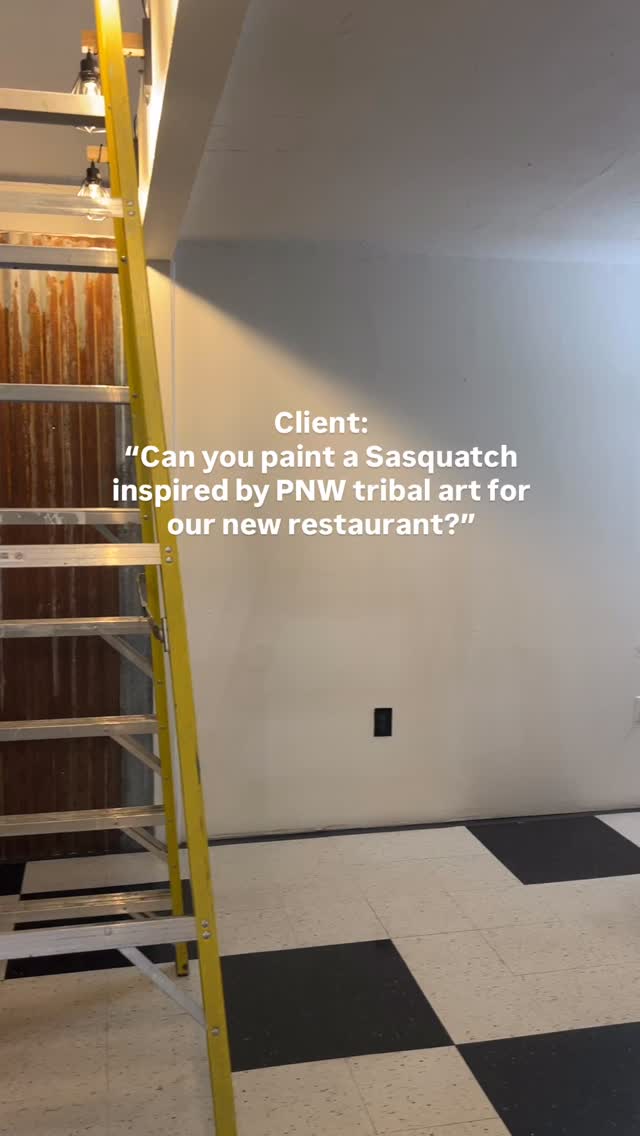 Sasquatch, but make it PNW coastal. 🐟🌲
So stoked to bring this Squatch to life for my friends over at @squatchsami_outpost as they move into their new spot in Lincoln City.
They make the most UNREAL fish and chips, elite chowder, and now they have a mural to match the energy.
PNW stories on the wall, PNW flavors on the plate. Stay tuned for their grand opening soon!
#lincolncity #lincolncityoregon #pnwart #oregoncoast #muralartist