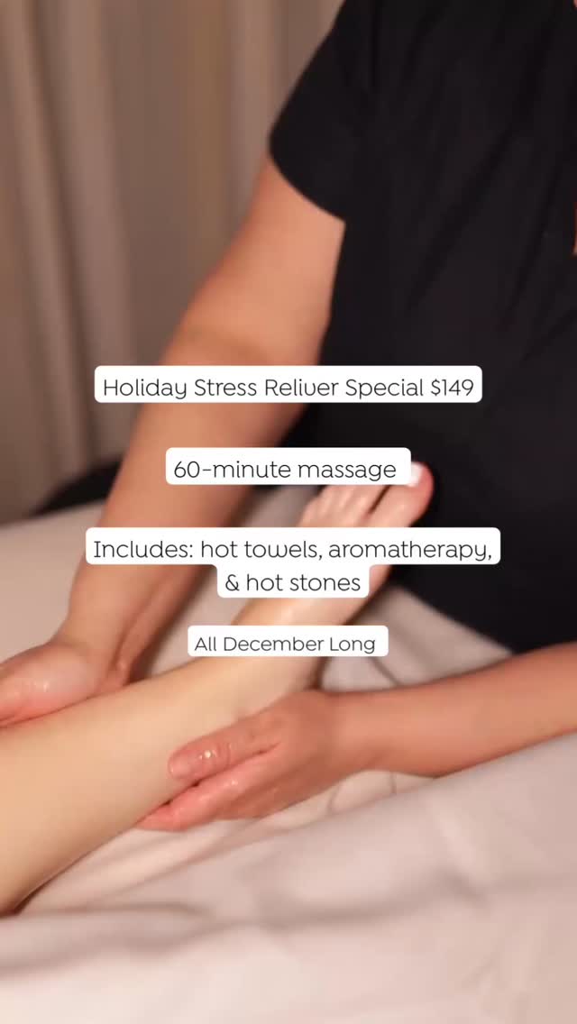 LAST CHANCE! ✨
Come in for our HOLIDAY STRESS RELIEVER! Receive a 60min massage with aromatherapy, hot stones & warm towels for $149 (reg. $189) for all of December! 🤍
Book this service online directly from our website 📲 perfectlykneaded.com!
May be booked as a couples massage. Not combinable w/ membership or other offers. Gift certificates valid for 2 years. Exclusions may apply.
#perfectlykneadedmassage #perfectlykneaded #bergencountymassagetherapist #ridgewoodmassage #bergencountymoms #bergencountybusiness #bergencountybiz #ridgewoodnj #ridgewoodmoms #ridgewoodnewjersey
#zenstudio #therapudicmassage #massagetherapy