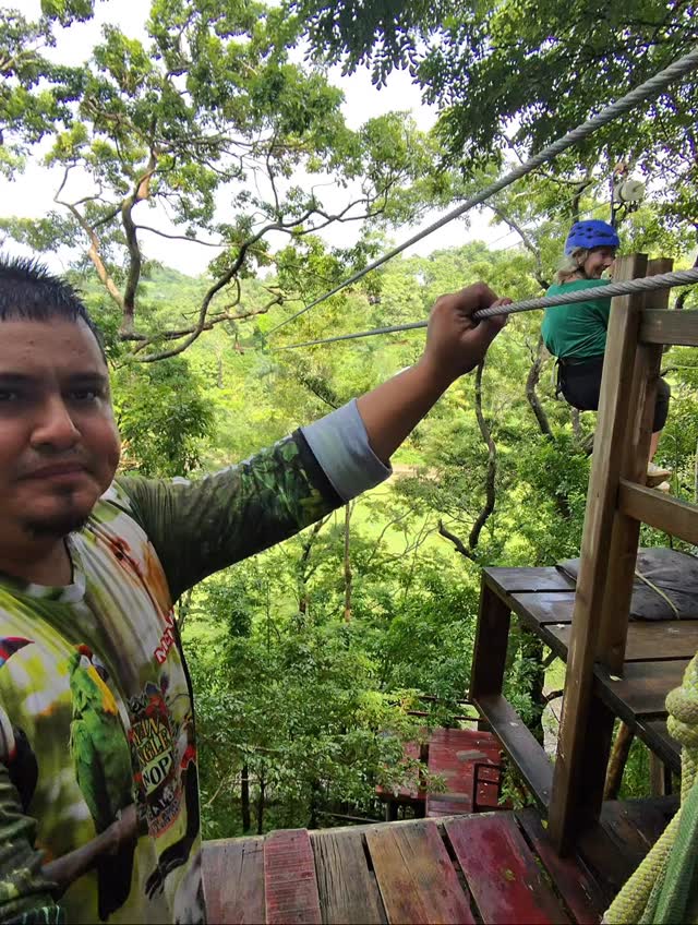 No filters needed, just raw Fun doing the Zipline with Real Deal Roatan Tours. This is the Real Deal. #bookitnow #realdeal #ziplineandsloths #excursions #roatan