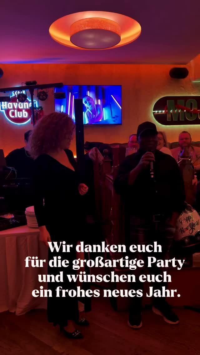 Wir danken unseren Gästen, DJ Cuetime und unserem Personal für die großartige Party und wünschen allen ein glückliches Jahr 2026.
#happynewyears2026🎉🎊🎁🎈❤️🎉🎊✨✨
