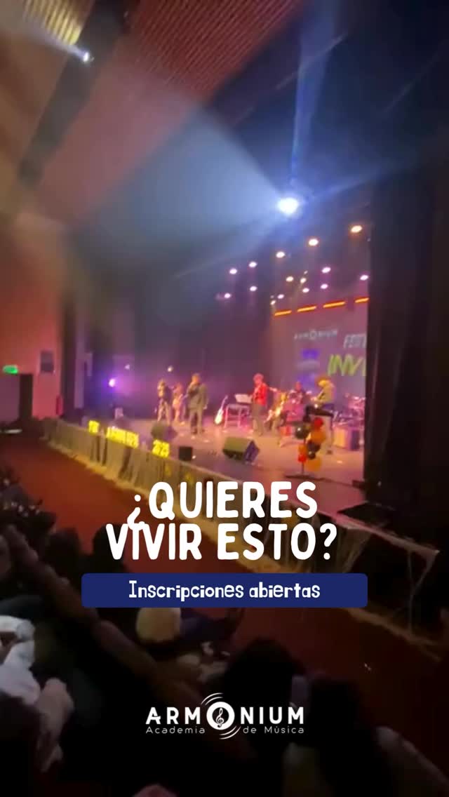 Esto no es solo un concierto, es el resultado de meses de práctica y pasión 💫
¿Quieres vivirlo tú también?
🎵 ¡Inscríbete hoy y prepárate para subir al escenario en el próximo festival!
#conciertoarmonium #academiademusica #aprendermusica #armoniumchile #musicaenvivo