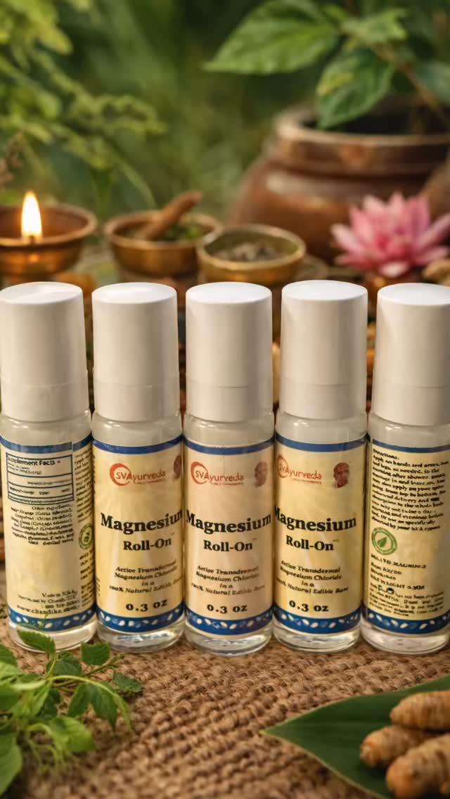 🙌Restock alert🙌 🌿 Magnesium, the mineral of calm — now in a simple roll-on ritual 🌿 7$ at our location or online.
Magnesium plays a key role in muscle relaxation, nervous system regulation, sleep quality, and stress response. Yet many of us are depleted due to modern lifestyles, stress, and constant stimulation.
In Ayurveda, this depletion often shows up as Vata imbalance — restlessness, tension, poor sleep, and fatigue.
✨ Our Magnesium Roll-On offers a gentle, topical way to support the body:
• Supports muscle recovery & relaxation
• Helps calm the nervous system
• May ease tension, cramps, and headaches
• Absorbs through the skin — no digestion required
Apply to shoulders, calves, feet, or before bed and allow it to become a daily grounding ritual — where science meets self-care, and stillness meets support.
🧘♀️ Available at our yoga center
💫 $7 per bottle
💻 If you are unable to visit our store front, Order this and other items at our online partner, www.chandika.com
🎁 Enjoy 5% off with code: JYOTIRYOGA5
Balance the body. Calm the mind. Return to center.
#Ayurveda
#AyurvedicLiving
#AyurvedicWellness
#YogaLifestyle
#YogaCommunity
HolisticHealth
MindBodyBalance
NervousSystemHealth
MagnesiumBenefits
MagnesiumOil
TopicalMagnesium
NaturalWellness
PlantBasedHealing
VataBalance
StressReliefNaturally
MuscleRecovery
SleepSupport
SelfCareRitual
DailyRitual
ModernAyurveda
YogaStudioLife
WellnessJourney
GroundingPractices
HealingFromWithin
ConsciousLiving
MindfulLiving
HolisticHealing
AyurvedaForLife
WellnessTools