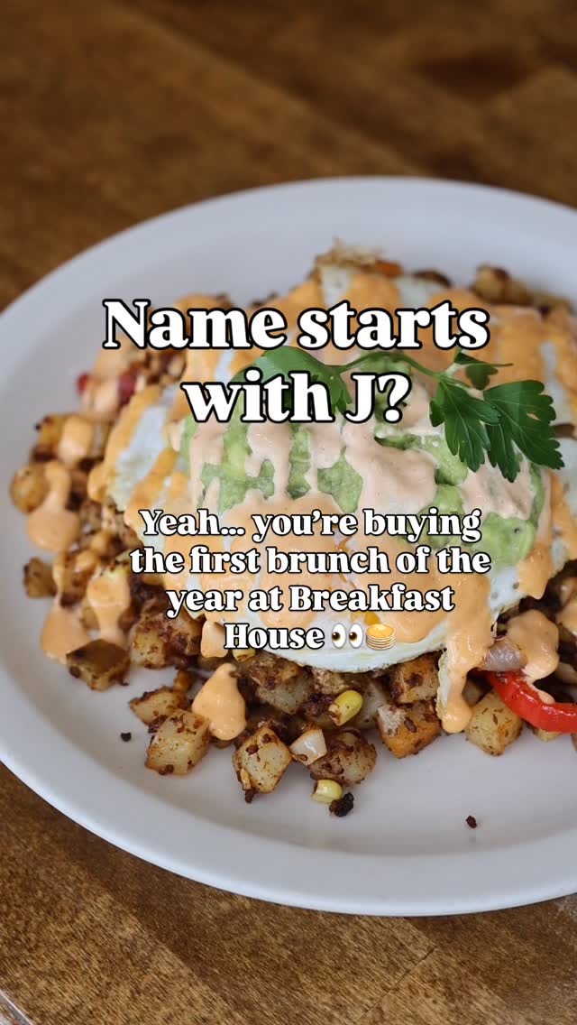 This is your sign to send this to a J-name
First brunch of the year = Breakfast House ๐ฅ๐
#new #newyear #foodies #brunch