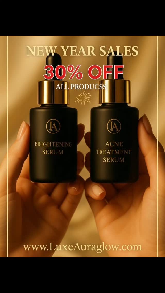 Don't miss out on the New Year Sale. 30% Off
#luxuryskincare #skincareproducts #luxurybeauty