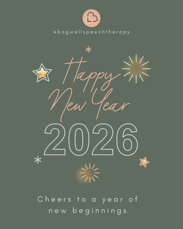 Happy New Year from all of us at Bagwell Speech Therapy. Thank you for spending part of your 2025 with us. Wishing you all happiness, growth, and peace in 2026! 💜🥳🍾🎇
#bagwellspeechtherapy #speechtherapy #privatespeechtherapy #pediatricspeechie #pediatricslp