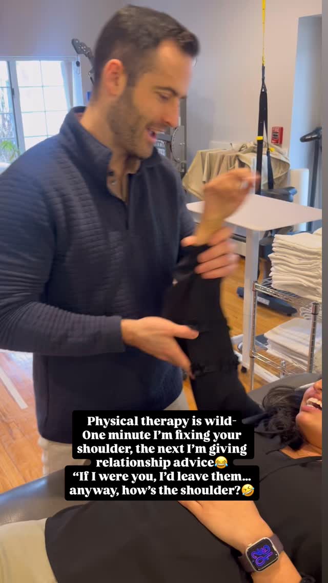 It’s never just physical therapy.
Part rehab, part therapist, part life coach 😂
You never know what the session will bring.
#compasspt #physicaltherapy #funnyptvideo