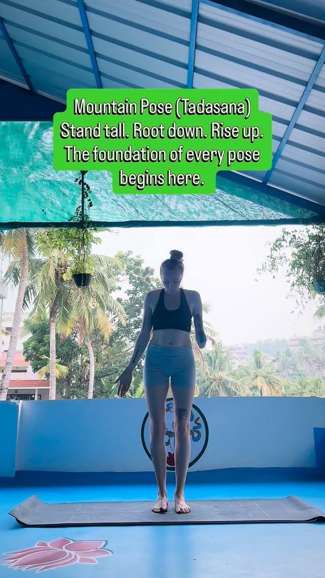 Join me for 31 days of yoga as we begin the year grounded and strong.
Day 1: Mountain Pose : Tadasana
Mountain Pose is the foundation of all standing yoga postures. You stand tall with feet grounded, spine long, shoulders relaxed, and breath steady—cultivating awareness and alignment.
Benefits:
• Improves posture and balance
• Strengthens legs and core
• Increases body awareness
• Encourages calm, focused breathing
• Builds a sense of stability and confidence
#2026 #challenge #india #newyear #yoga