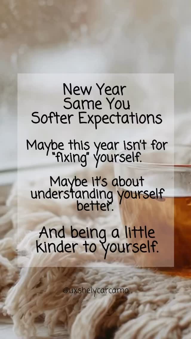 What do you most need to hear as we move into this next year?❤️