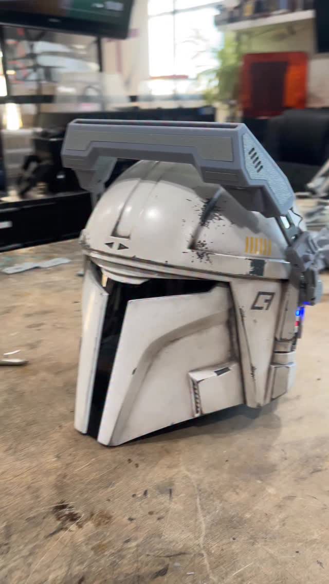 I’m updating my MHAS Macrobinoculars and Range Finder kits, and should have them up on my site in the next week or so. Happy New year and thank you all for your support in 2025! #mynocksden #intheshop #mandalorianhelmet #mandaloriancosplay