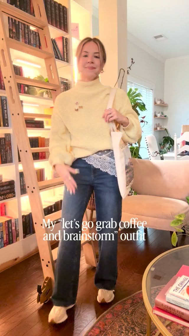 Nothing beats a coffee date with @nichelle.sharer
Highly recommend getting caffeinated and brainstorming fresh creative ideas with your bestie. 💫
Also, any excuse to put a fun little outfit together 💛