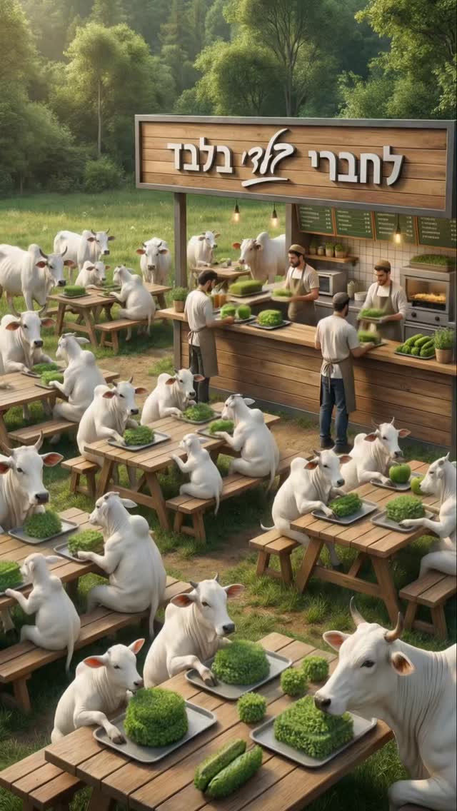 שכיף להם וטעים להם עם דיאטת 100 אחוז דשא.
אבל טעים גם לנו מחילה
#בלדי #בלדי_איכות_מכל_העולם #בשר #פרסומתבינהמלאכותית #פרסומתai