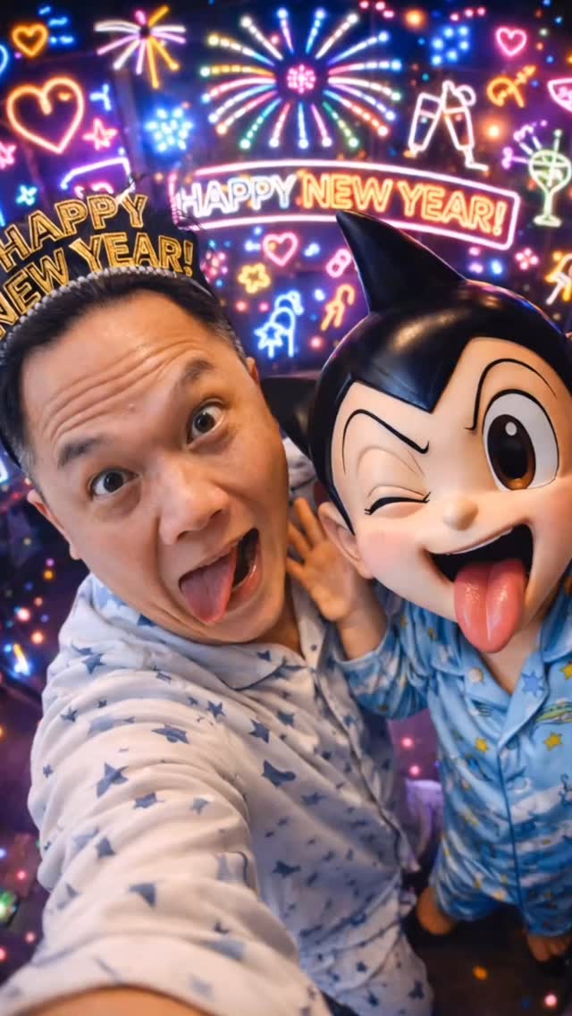 Chef Reif & Astro Boy wishing you a year full of wins, loud laughs, and late-night skewers.
Huge love to our incredible team for bringing the fire every single serviceโand to our guests for filling our tables, sharing the vibes, and supporting us all year.
Happy New Year from Reif Japanese Kushiyaki. ๐ฅข๐ขโจ
Kanpai to 2026! ๐ถ๐