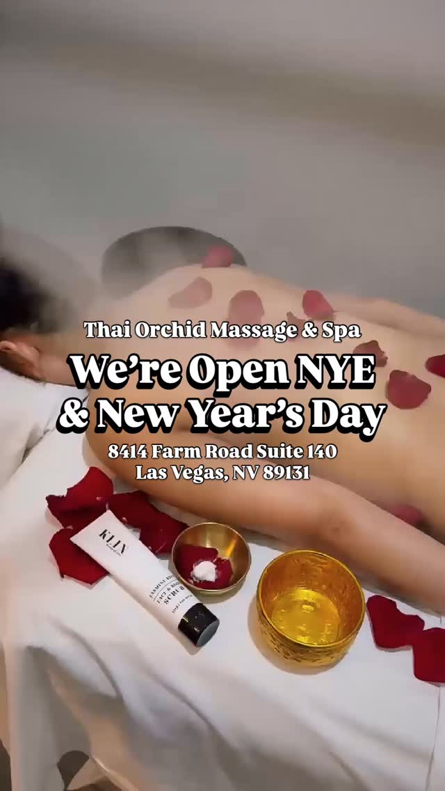 ✨ NEW YEAR, NEW YOU ✨
We’re OPEN on NYE & New Year’s Day! Reset, detox, and recharge with a professional Thai massage as you head into 2026 💆♀️🌿
📍 8414 Farm Road Suite 140 | Centennial Hills, Las Vegas
👉 Book now — limited spots available!
#cleanse #bodydetox #nyevegas #lasvegaslocals #vegaslife