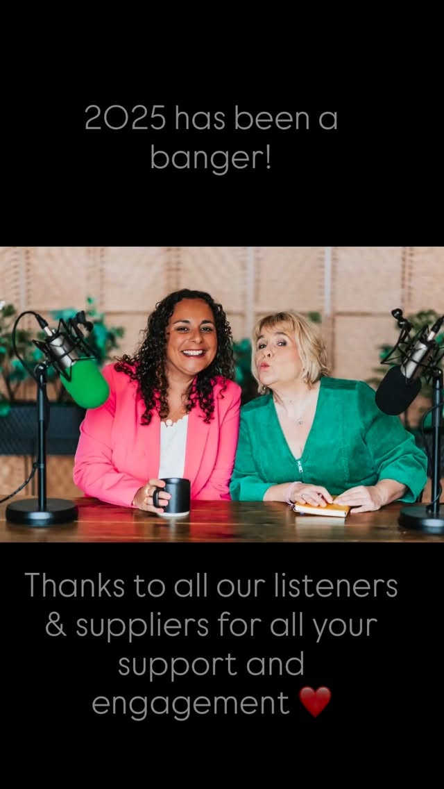 Thank you all for an epic 2025!
Our podcast has now completed its first full year and here’s some other stats;
👂12 audio episodes released (Spotify, Apple)
📽️ 10 video episodes filmed @oldchapelpro
🎬 5 video episodes released (YouTube)
✍️ 12 expertly edited audios from the ever patient @thechipod 🙏
💃 25 wonderful supplier mentions & recordings
🎭 1 episode recorded in front of a live audience
💒 Sponsored the incredible @loandbeholdanotherweddingfair
👜 250 Wildly Wed Tote bags put out in the wild!
📰 A little mention in the local press
And our hosts @spotonceremonies and @keshiracreativeevents absolutely smashed the year in their wedding businesses whilst still chatting all things planning for all to hear.
Join us in 2026 while we keep tackling how best to plan your wedding and we are also at the early@stages of hopefully bringing something very new and exciting to the wedding planning world so watch this space!
Wishing everyone a New Year filled with love ❤️
Links in bio to listen, watch etc! Give us a follow, subscribe, like and all those other things too!
#weddingpodcast #weddingplanningpodcast #weddingtips #sussexweddings #wildlywedpod