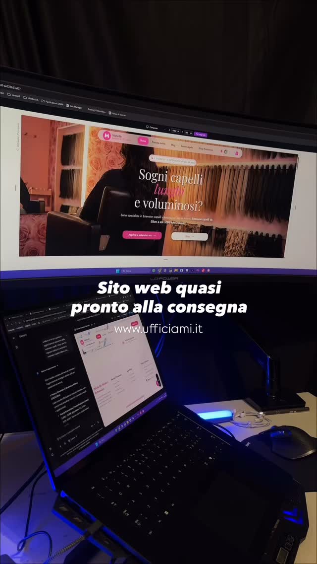 ZERO COMMISSIONI e include un calendario che si connette al tuo Google Calendar (in più è tutto quanto tuo, ti insegniamo come utilizzarlo senza costi aggiuntivi).
#wix #sitiweb #paginaweb #estetista #parrucchiera
