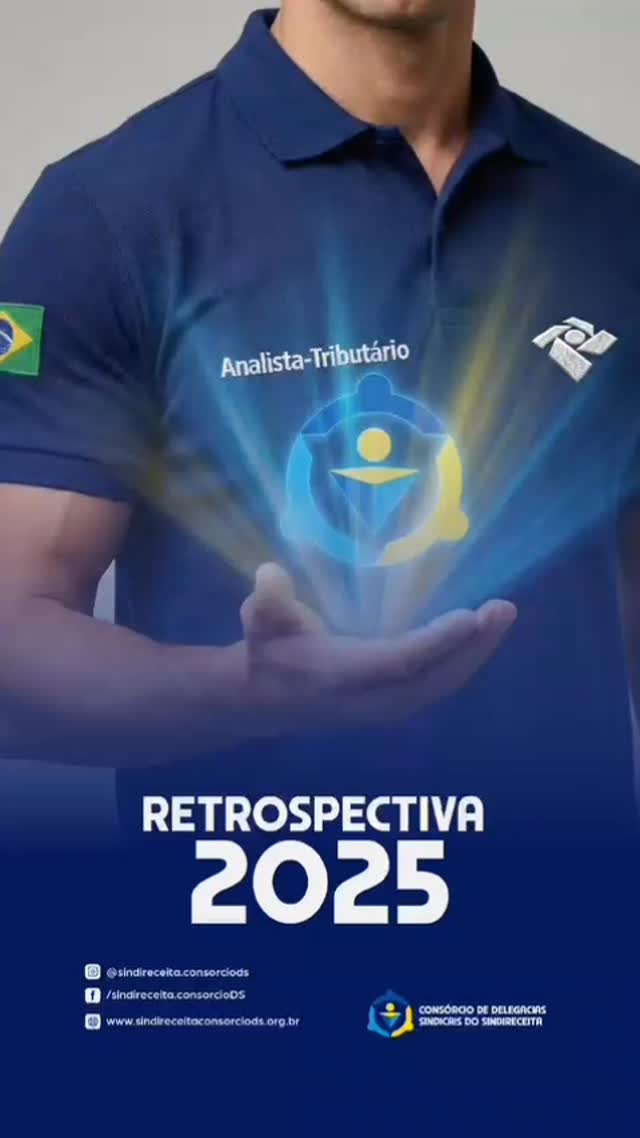 Onde cada Analista Tributário estiver, nós estamos juntos! ✨✊
2025 foi um ano marcado pela presença. Estivemos nas casas, nas fronteiras e nas telas. Mas, acima de tudo, estivemos juntos na escuta e no diálogo.
▶️ Assista o vídeo e relembre essa jornada!
Para 2026, o nosso compromisso se renova com mais organização, transparência e, principalmente, coerência.
Queremos ouvir, compreender e participar ativamente da construção do nosso futuro.
Onde quer que esteja hoje, receba o abraço de cada Analista-Tributário que constrói o Consórcio de Delegacias Sindicais do Sindireceita. 🫂🤗
#AnalistaTributario #Sindireceita #ConsorcioDS #Mobilização #ReceitaFederal União